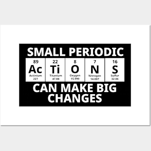 Small Periodic Actions Can Make Big Changes Posters and Art